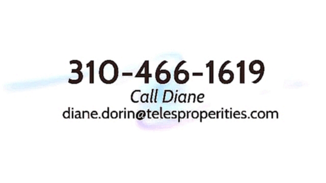 Видеоклип Santa Monica's Top Real Estate Agent Diane Dorin. The Westsides