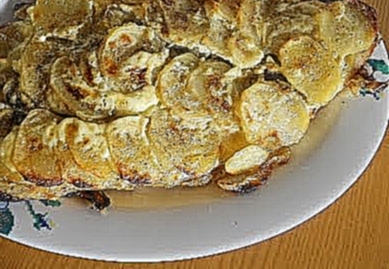 Филе пангасиуса запеченное в чешуе из картофеля Рыба запеченная с картошкой 