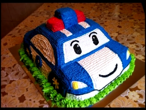 Торт Робокар Поли / Cake Robocar Poli / Детский Торт Машинка от А до Я / Подробный Пошаговый Рецепт 
