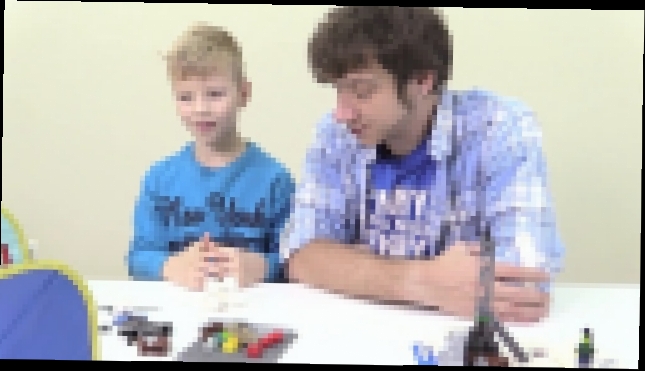 Видеоклип Видео для детей: Путешествие во времени! Строим машину времени. Конструктор лего. Лего машины.