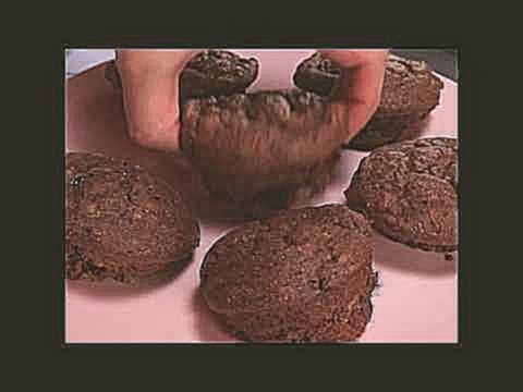 Диетические пп кексы из цельнозерновой муки с шоколадом без сахара 