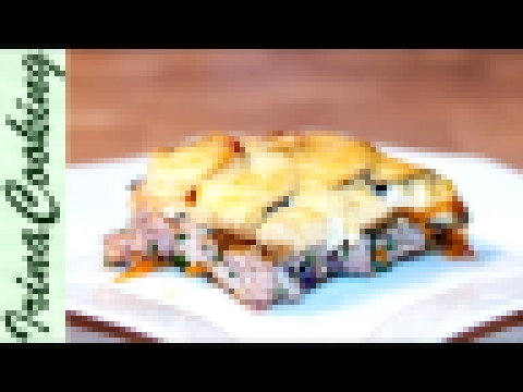 МЯСНАЯ ЗАПЕКАНКА с баклажанами | Beef Casserole with Vegetable & Cheese 