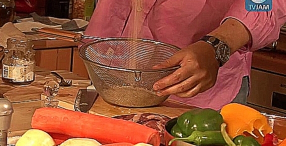 2010-05-29 - Паэлья с бараниной, фасолью и шампиньонами 