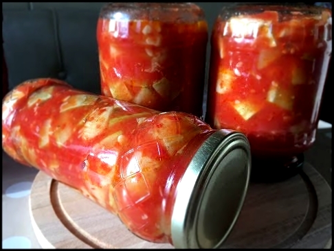 Зимние заготовки.Кабачки в томатном соусе. Готовим с Инной. 