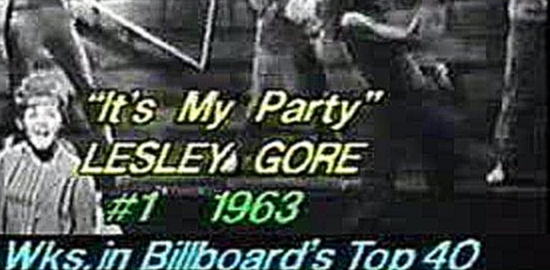 Видеоклип LESLEY GORE-IT'S MY PARTY 1963 