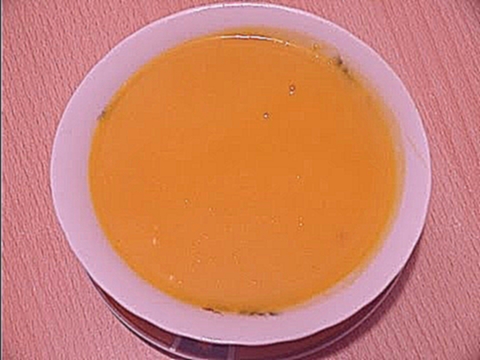 Рецепт - Суп пюре из тыквы от videokulinaria.ru 