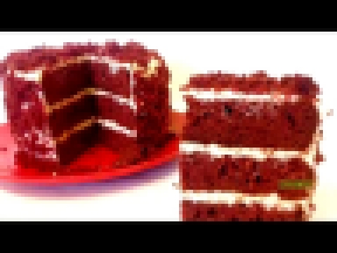 Торт Красный бархат и творожно-масляный крем 
