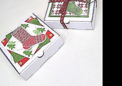 Christmas Mini Pizza Boxes 