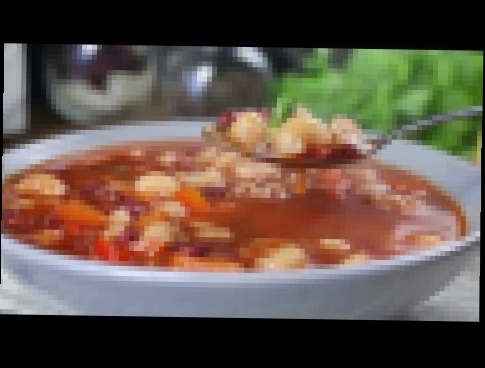 Как приготовить тосканский суп из красной фасоли с пастой | Простой рецепт 