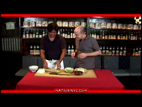 Tadashi Ono and Harris Salat -- preparing spinach rolls for hot pot 