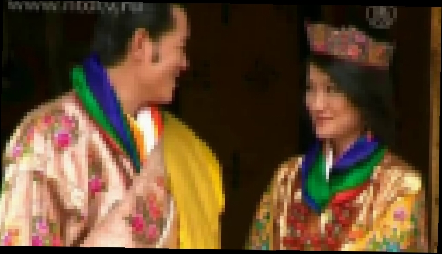 Видеоклип Король Бутана женился на первой красавице