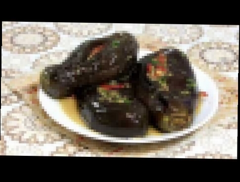Фаршированные баклажаны с овощами запеченные в духовке - рецепт 
