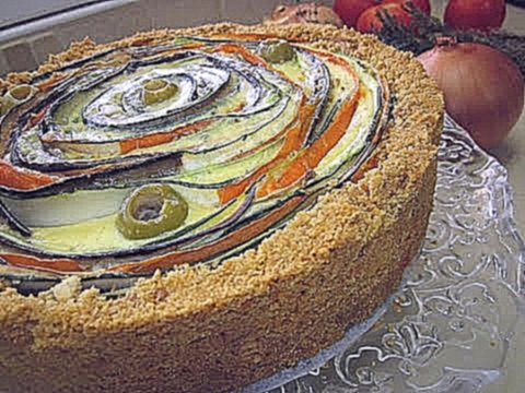 Рецепт- Осенний овощной пирог 
